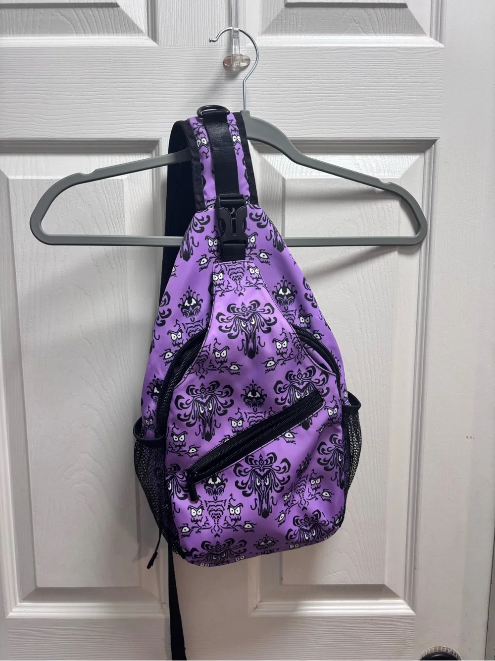 Disney Haunted Mansion Wallpaper Sling Bag - Women's Crossbody Backpack